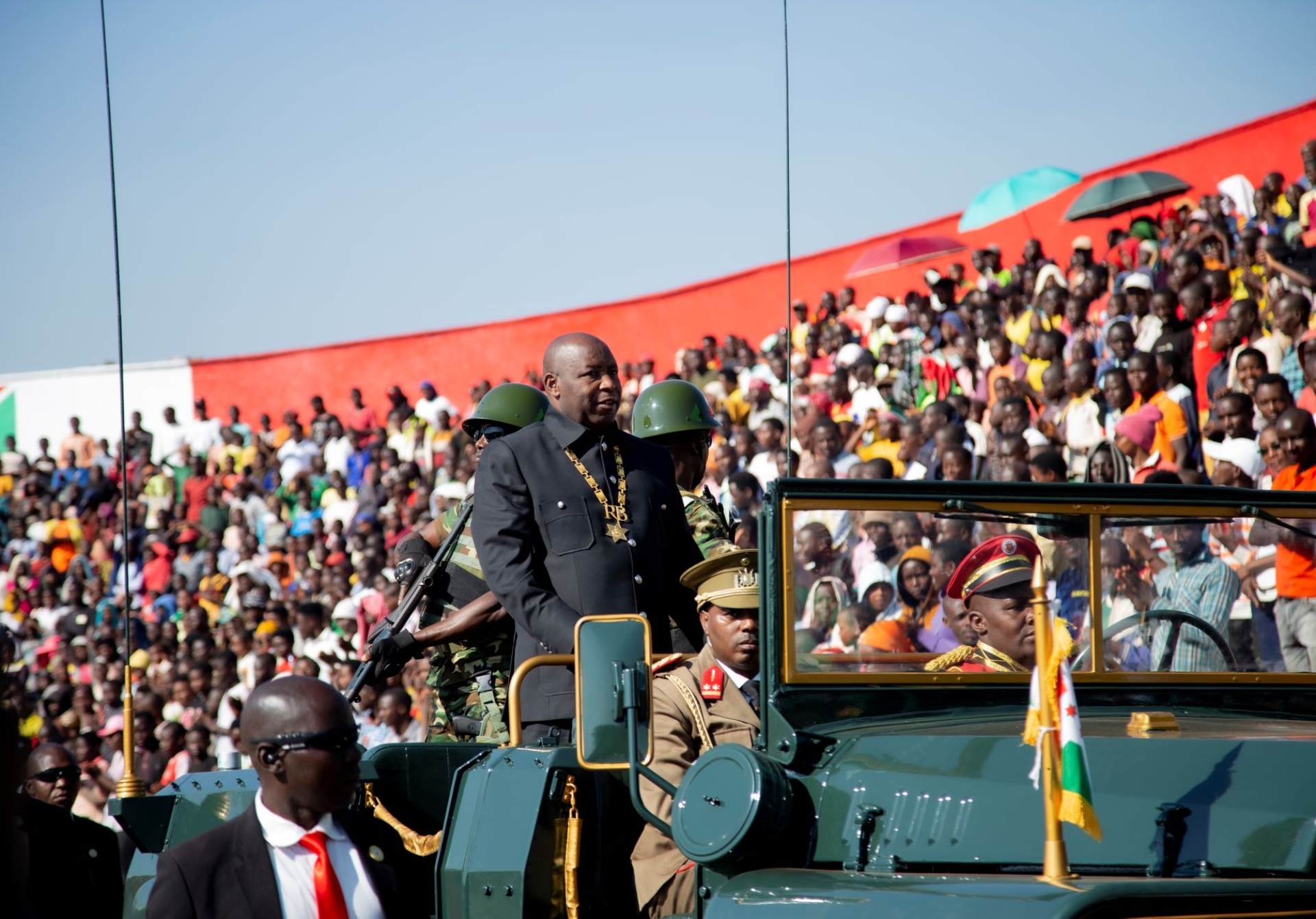 Célébration du 62è anniversaire de l'Indépendance du Burundi: L'Ombudsman Aimée Laurentine Kanyana a participé aux festivités déroulées dans la Capitale politique Gitega